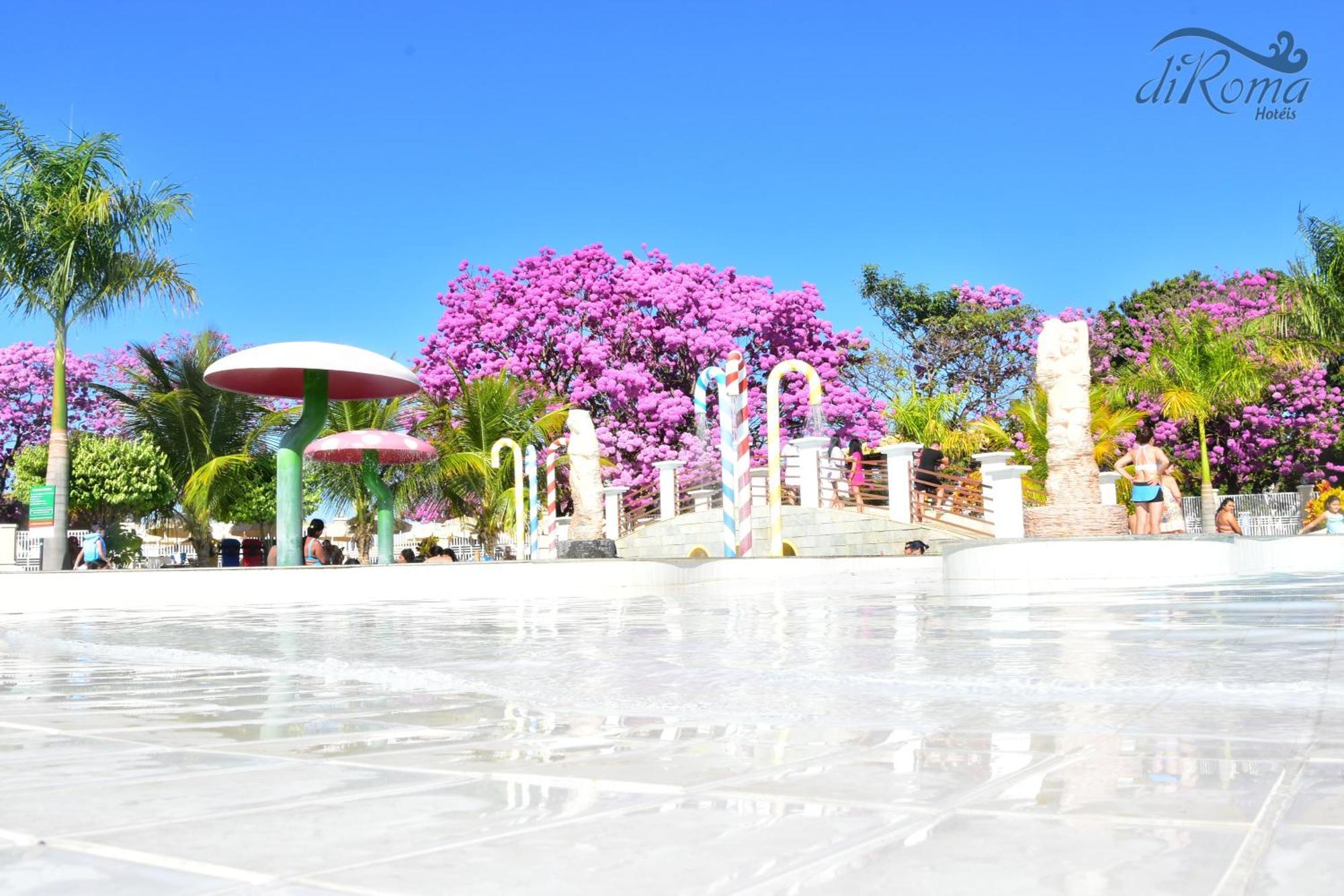 Di Roma Lacqua Caldas Novas Park 24H, Com Roupas De Cama E Banho エクステリア 写真